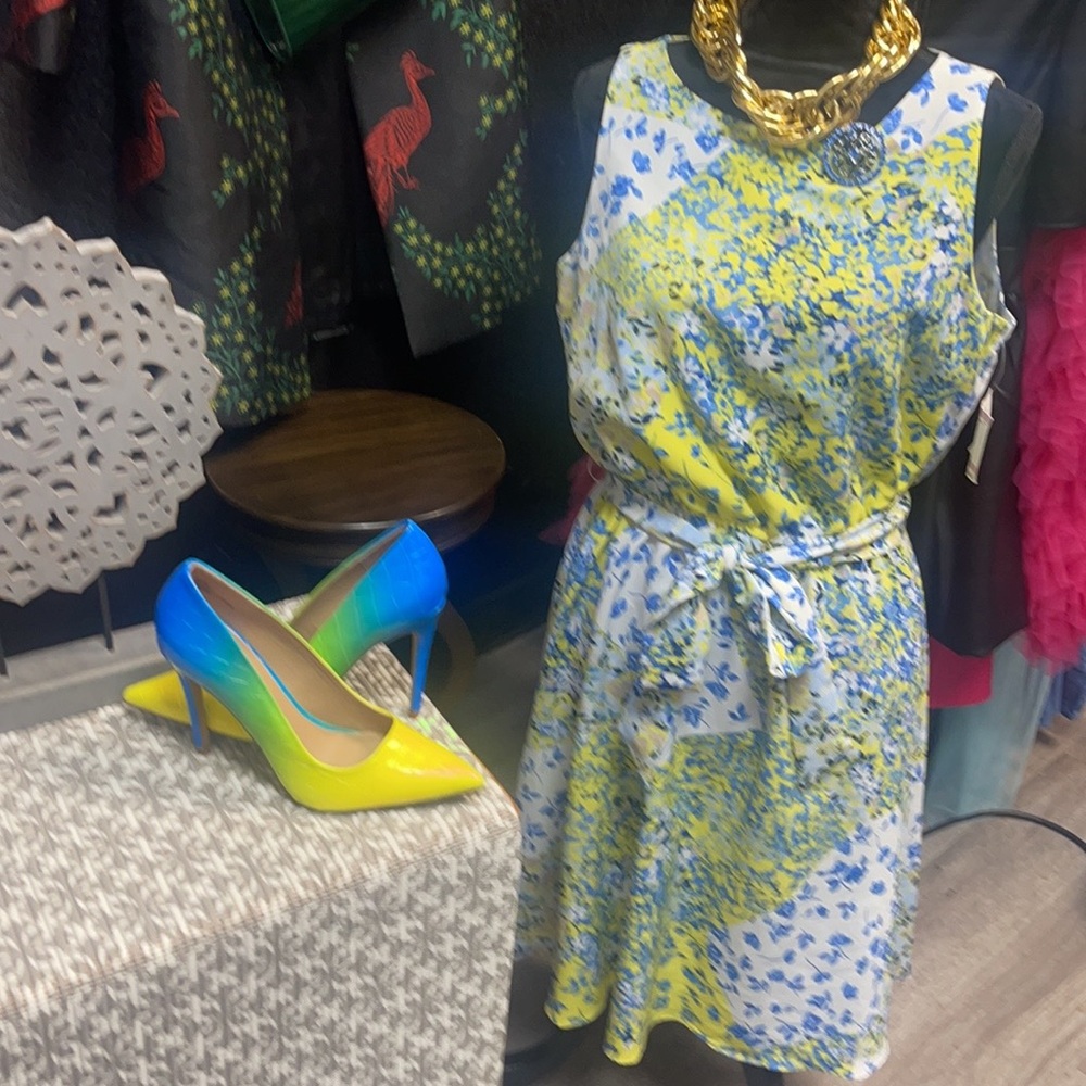 ANNE KLEIN FLORAL 💛💛💛DRESS